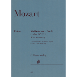 Mozart - Concerto 3 G major - violin and piano