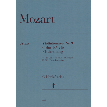 Mozart - Concerto 3 Sol majeur - violon et piano