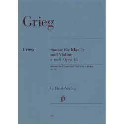 Grieg - Sonate c minor  op.45 - violin and piano