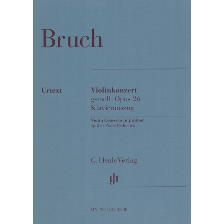 Bruch - Concerto sol mineur - violon et piano