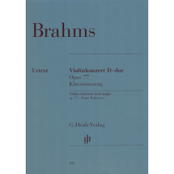 Brahms - Concerto op. 77  D major- vioilin and piano