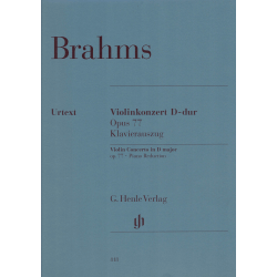 Brahms - Concerto op. 77 ré majeur - vioion et piano