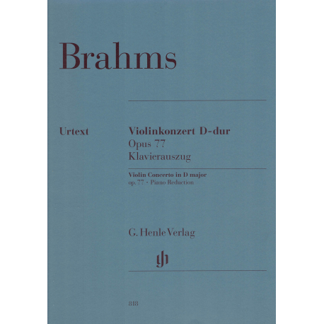 Brahms - Concerto op. 77  D major- viool en piano