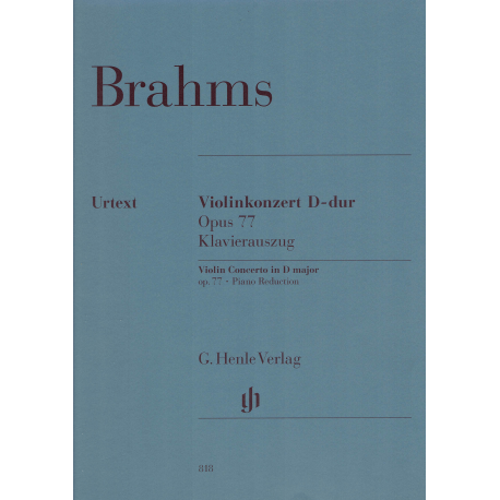 Brahms - Concerto op. 77 ré majeur - vioion et piano