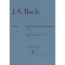 Bach - Clavier bien tempéré - Henle - piano