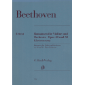 Beethoven - Romances op.40 et 50 - violon et piano