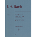 Bach - Concerto BWV 1041 la mineur - violon et piano