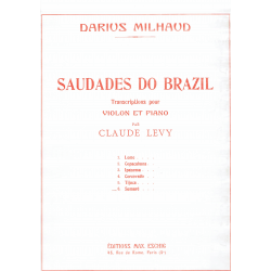 Milhaud - Saudades do Brazil n°6 – Sumaré - violin and piano