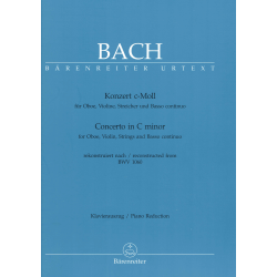 Bach - concerto C minor BVW 1060 - oboe/violin et basso continuo