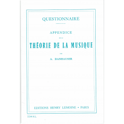 Danhauser - Appendice de la Théorie (in french)