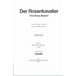 Strauss - Der Rosenkavalier (livret en allemand/anglais)