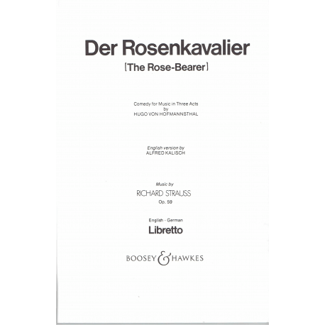 Strauss - Der Rosenkavalier (livret en allemand/anglais)