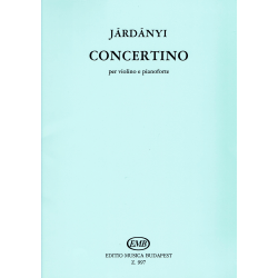 Jardanyi - Concertino - violon et piano