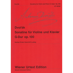 Dvorak - Sonatina G major op.100 - Wiener - violin and piano