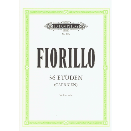 Fiorillo - 36 Etudes - violon