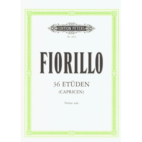 Fiorillo - 36 studies - violin