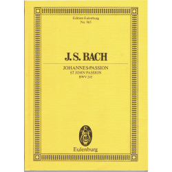 Bach - Passion selon St Jean