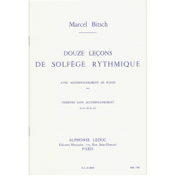 Bitsch - 12 Lessons of rhythmic notation
