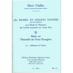 Challan - 380 bass and vocals given for the study of harmony - achievements of the author