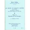 Challan - 380 bas en zang gegeven voor de studie van de harmonie - verworvenheden van de auteur