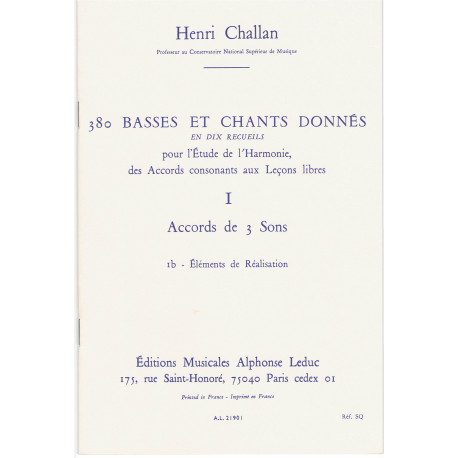 Challan - 380 bass and vocals given for the study of harmony - Elements of achievement