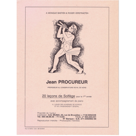 Procureur - 20 music lessons - solfeggio (first year )