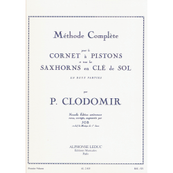 Clodomir - méthode complète pour le cornet et tous les saxhorns -trompette