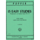 Popper - 15 easy studies op.76 et 73 pour violoncelle