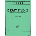 Popper - 15 easy studies op.76 en 73 voor cello