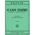 Popper - 15 easy studies op.76 et 73 pour violoncelle