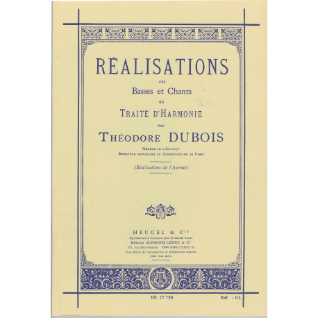 Dubois - Réalisation du traité d'harmonie (in french)