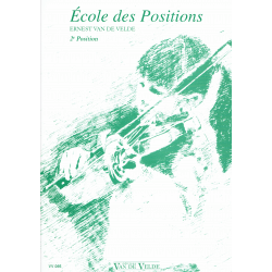 Van de velde - Ecole des positions viool 2ème position