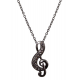 G-clef necklace