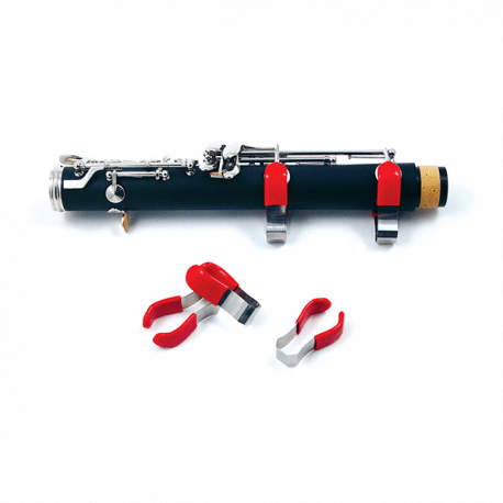 Flute or clarinet key clamp