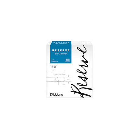 D'addario Reserve Bb clarinet reeds (10)