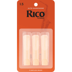 D'addario reeds (3) for alto saxophone