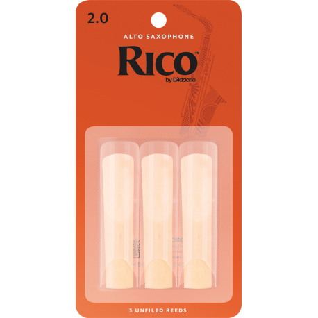 D'addario reeds (3) for alto saxophone