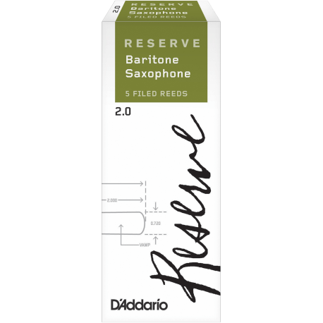 D’addario Reserve baritonsaxofoon rieten (5)