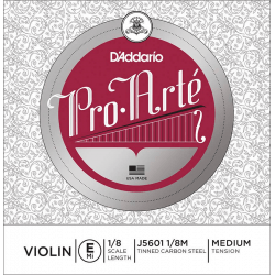 Cordes D'addario Pro Arte pour violon1/8