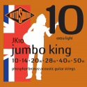Cordes RotoSound Jumbo King pour guitare acoustique (Folk)