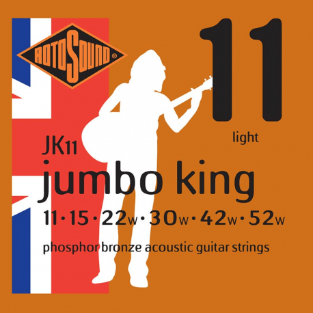 RotoSound Jumbo King strings for acoustic guitar