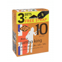 3 jeux de cordes RotoSound Jumbo King pour guitare acoustique (Folk)