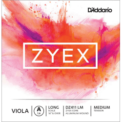 D'addario Zyex strings viola