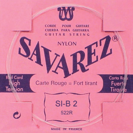 Jeu de cordes guitare classique Savarez 520 carte rouge