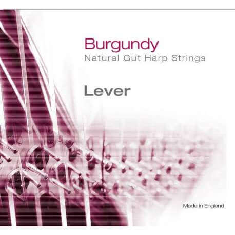 Bow Brand Gut Burgundy celtic harp strings