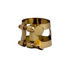 Metal ligature for alto saxophone