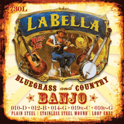 LaBella Bluegrass banjo strings (5) set