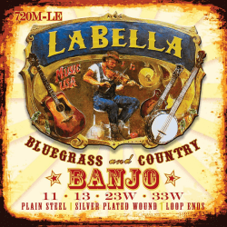 Tenor banjo LaBella strings (4) set