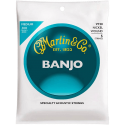Martin Vega snaren (5) set voor banjo