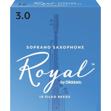RD'addario Royal reeds (10) for soprano saxophone -strenght 1